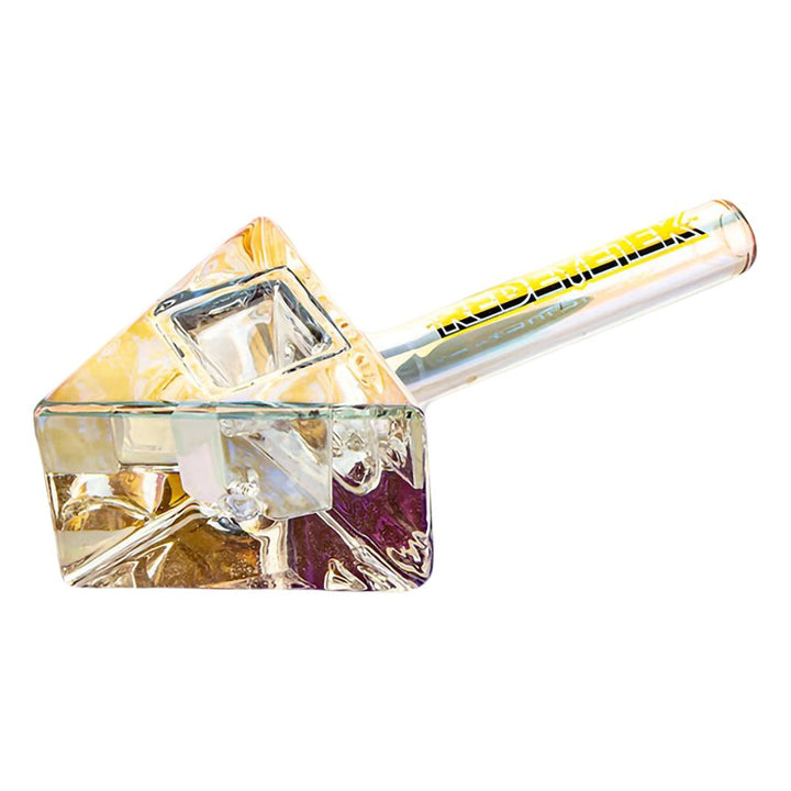 Red Eye Tek Terminator Finish Infinity Bowl Triangle Glass Hand Pipe - Headshop.com