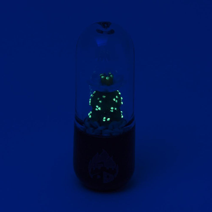 Empire Glassworks UV Reactive Dry Pipe - 4.5" / Peyote - Headshop.com