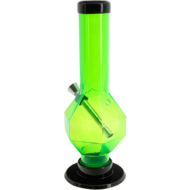 Acrylic Diamond Bong 9-12"  - Multiple Colors