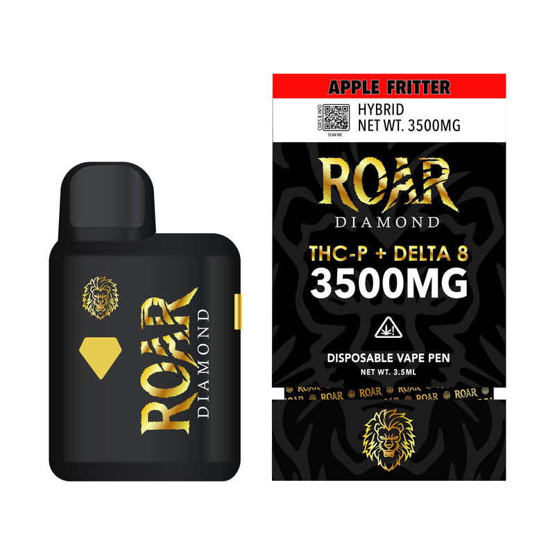 Roar Diamond THC-P + Delta 8 3500MG - Apple Fritter - Headshop.com