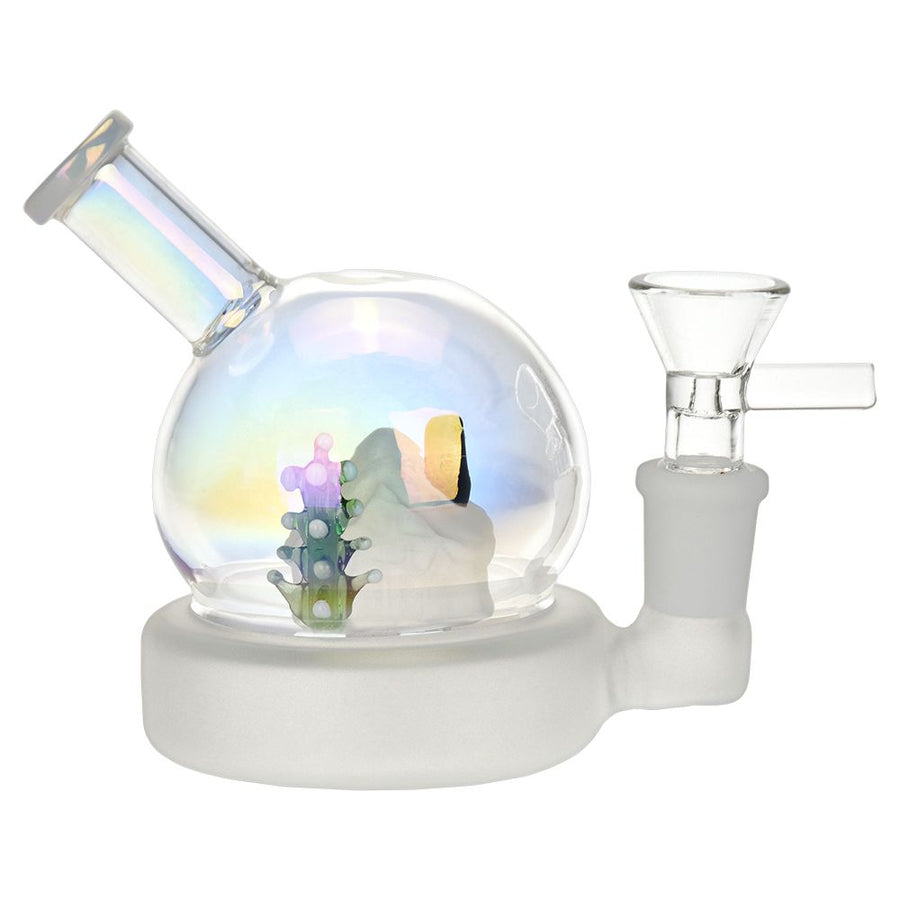 Christmas House Globe Glass Water Pipe - 3.75" / 14mm F - Headshop.com