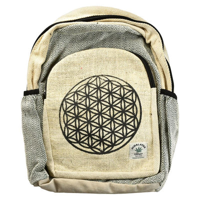 ThreadHeads Hemp Sacred Geometry Backpack