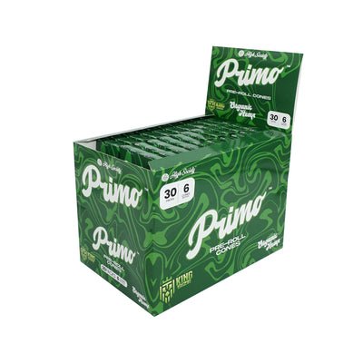 High Society - Primo Organic Hemp Pre-Roll Cones with Filter - King Size - Box of 30 Units - Headshop.com