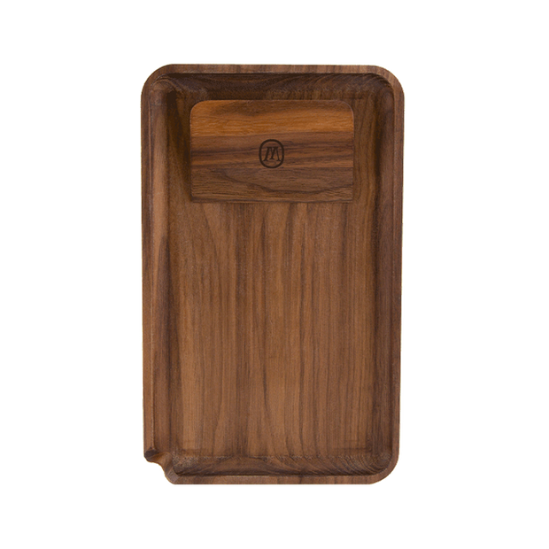 Marley Natural Black Walnut Prep Tray - Headshop.com