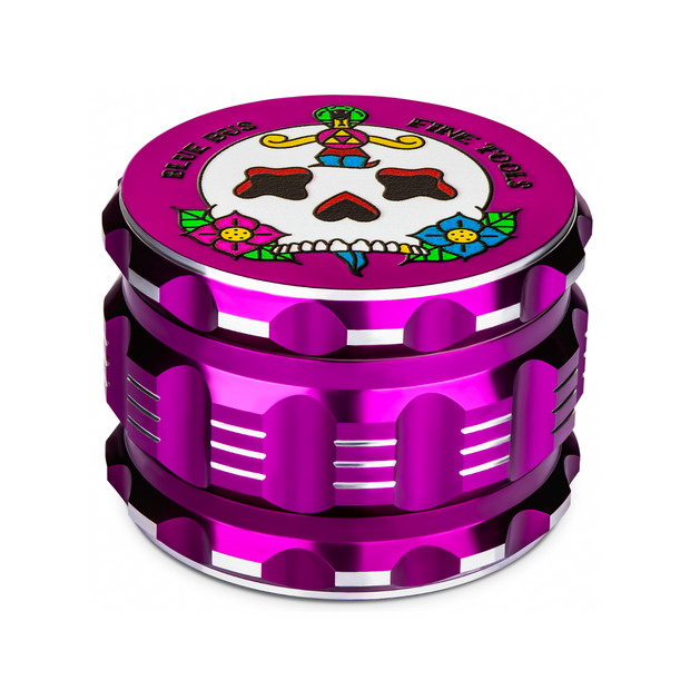 Bluebus GA 2.5 Inch Grinder Silver (Old School Edition) - Headshop.com