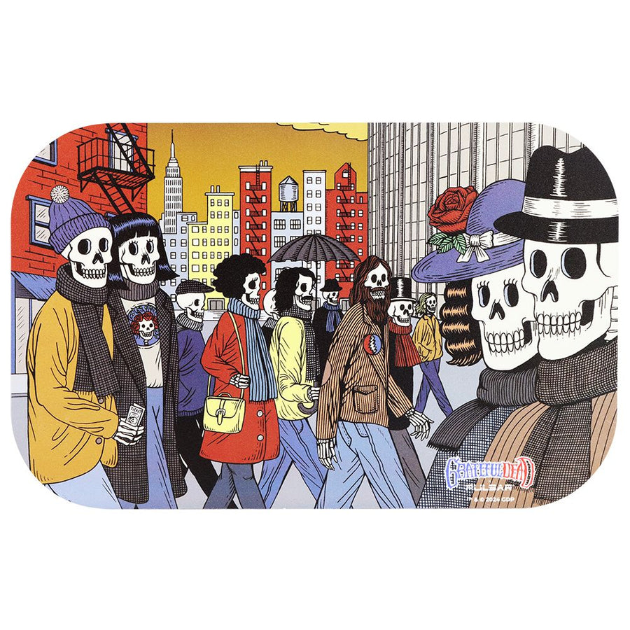 Grateful Dead x Pulsar Magnetic Rolling Tray Lid - Street People / 11" x 7" - Headshop.com