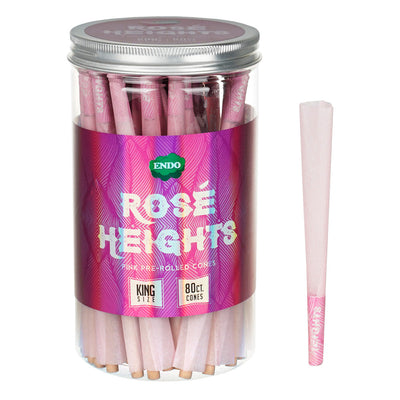 Endo Rose Heights Pink Pre-Rolled Cones - Headshop.com