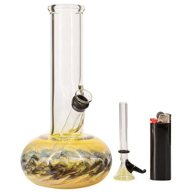 LA Pipes "Smoke Signals" Buoy Fumed Base Bong - Headshop.com