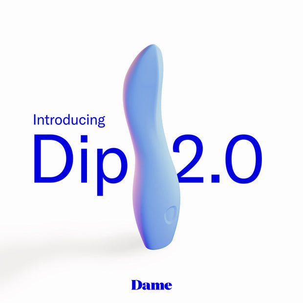 Dame Dip 2.0 Classic Vibrator Periwinkle - Headshop.com