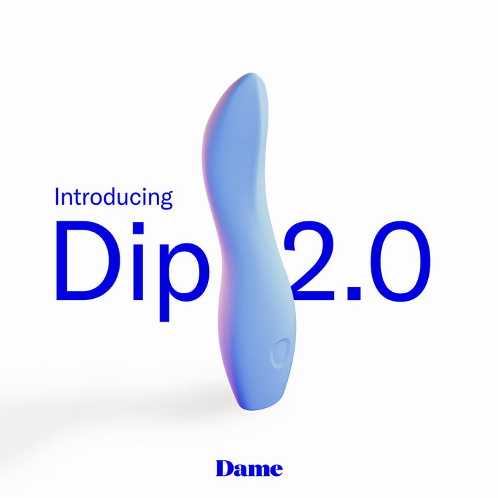 Dame Dip 2.0 Classic Vibrator Periwinkle - Headshop.com