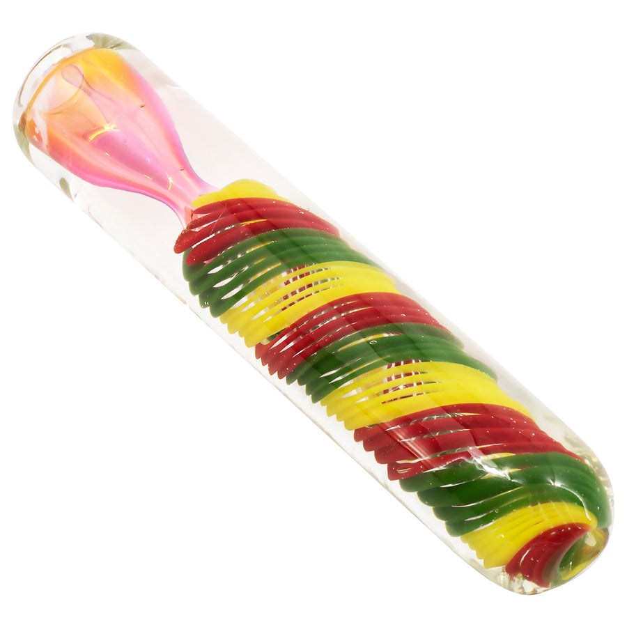 LA Pipes The "Rasta Twister" Chillum Pipe - Headshop.com