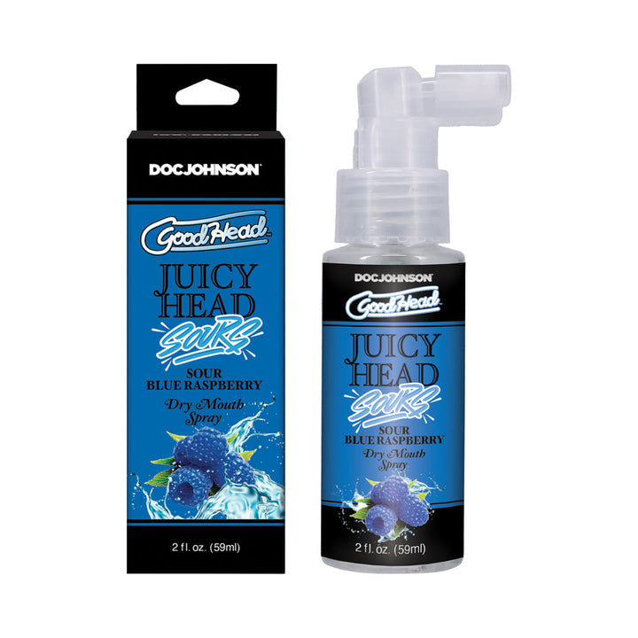 GoodHead Juicy Head Dry Mouth Spray Sour Blue Raspberry 2 oz. - Headshop.com