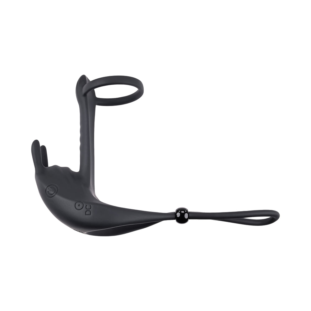 Zero Tolerance Saddle Up Rechargeable Vibrating C-Ring & Girth Enhancer Silicone Black - Headshop.com