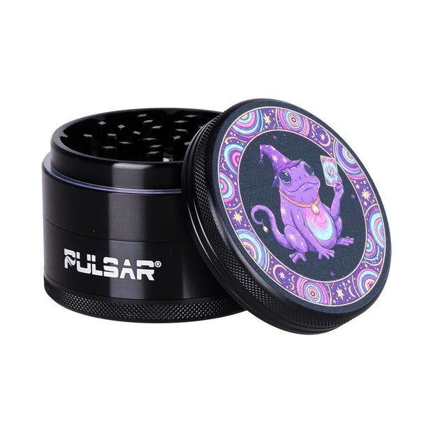 6PC DISPLAY - Pulsar Design Series Grinder - 2.5" / 4pc / Assorted Designs