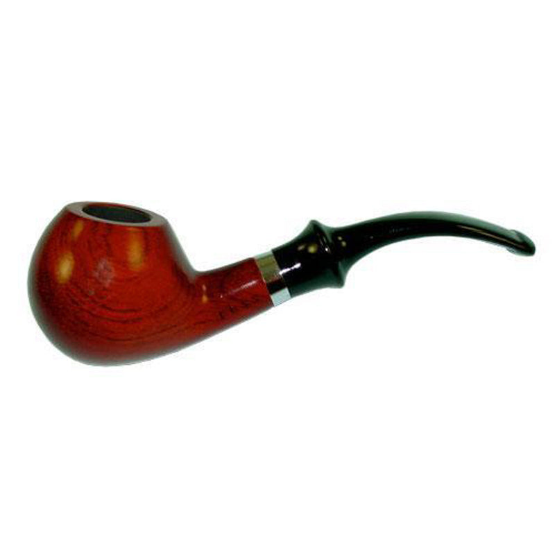 Shire Pipes Tomato Style African Wood Tobacco Pipe - Headshop.com
