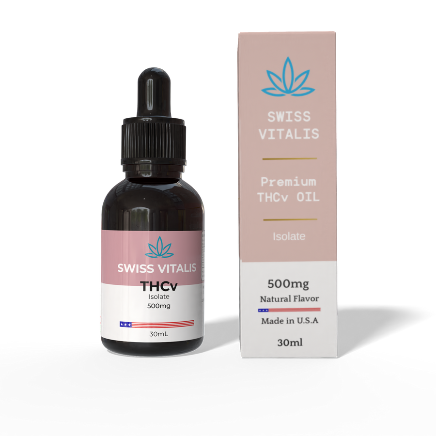 Swiss Vitalis THCv 500mg Isolate Oil - Headshop.com