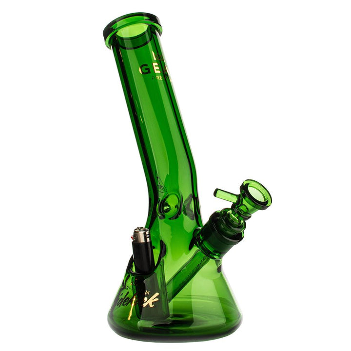 Gear Premium Sidekick Laid Back Glass Beaker Water Pipe | 12" - Headshop.com