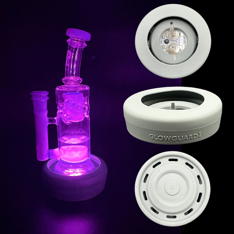 Bong Base Bumper USB Rechargeable 3in-4.25in Bases Silicone Fits Variety of Shapes - Headshop.com