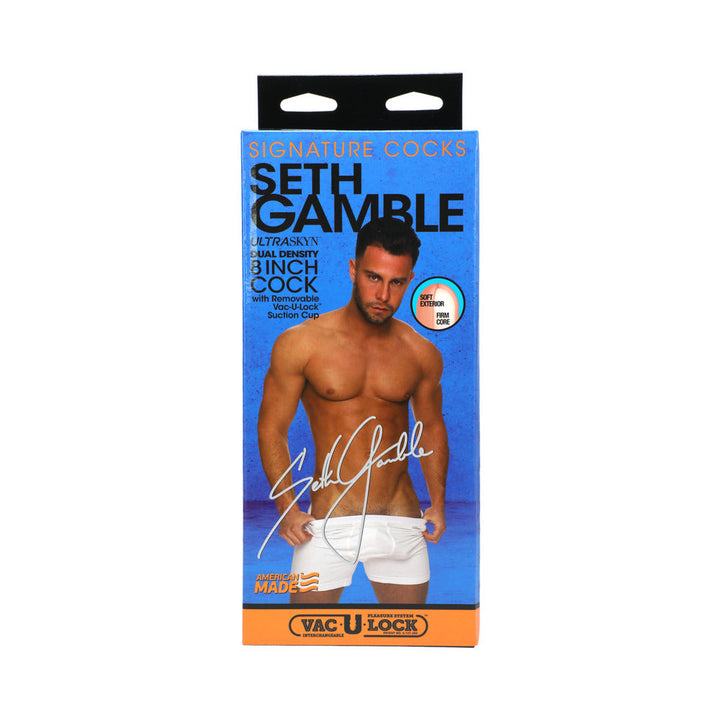 Signature Cocks Seth Gamble 8-Inch ULTRASKYN Cock with Removable Vac-U-Lock Suction Cup - Headshop.com