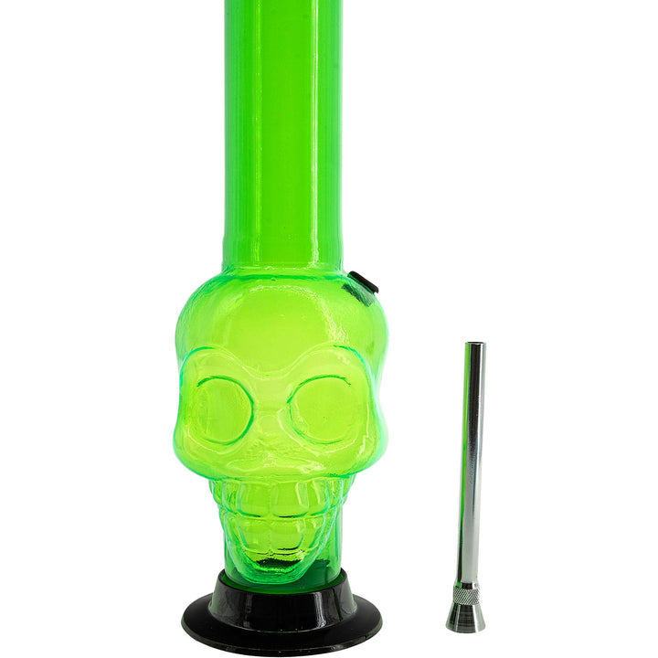 JM Enterprises  12-15" Acrylic Skull Chamber Bong - Multiple