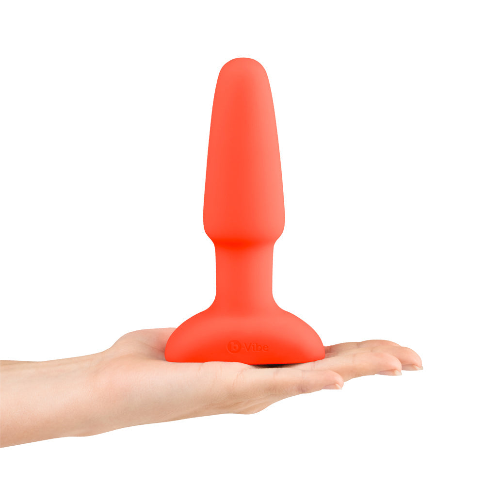 b-Vibe Rimming 2 Rotating and Vibrating Remote Control Plug Orange - Headshop.com