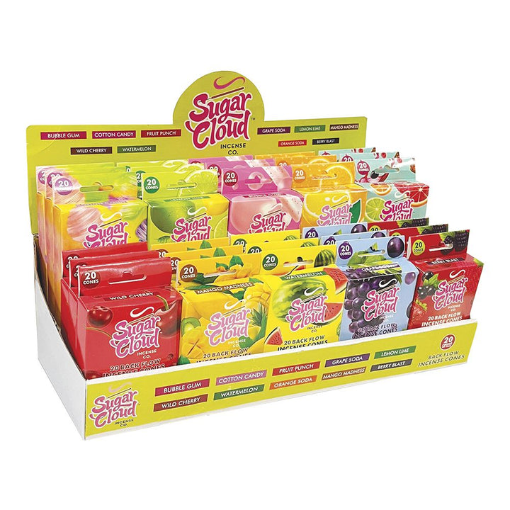 Sugar Cloud Sweet Scents Backflow Incense Cones - Headshop.com