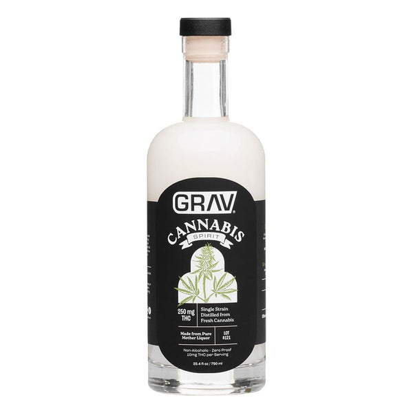 GRAV Black Label D9 THC Spirits - 250mg / 750ML
