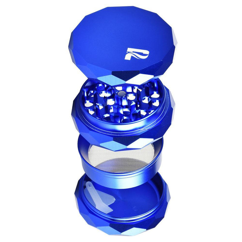 Pulsar Diamond Faceted Aluminum Herb Grinder - Headshop.com