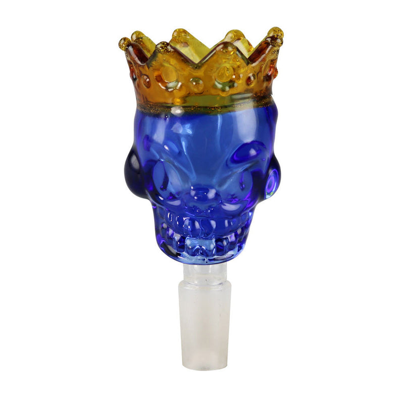 Crowned Skull Herb Slide - 14mm Male - Headshop.com