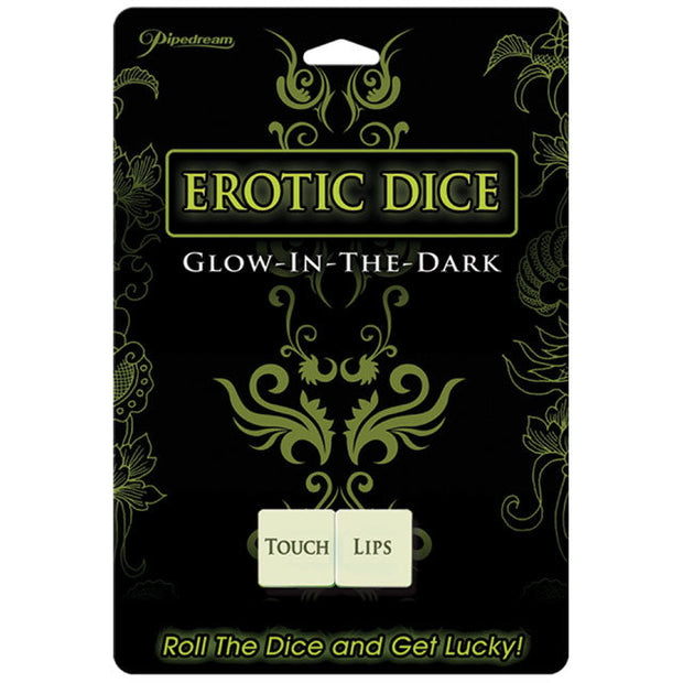Pipedream Glow-in-the-Dark Erotic Dice - Headshop.com