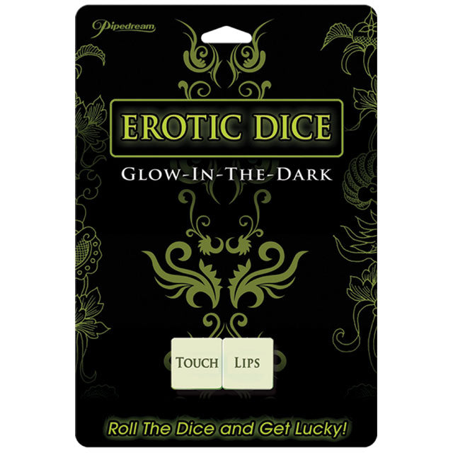 Pipedream Glow-in-the-Dark Erotic Dice - Headshop.com