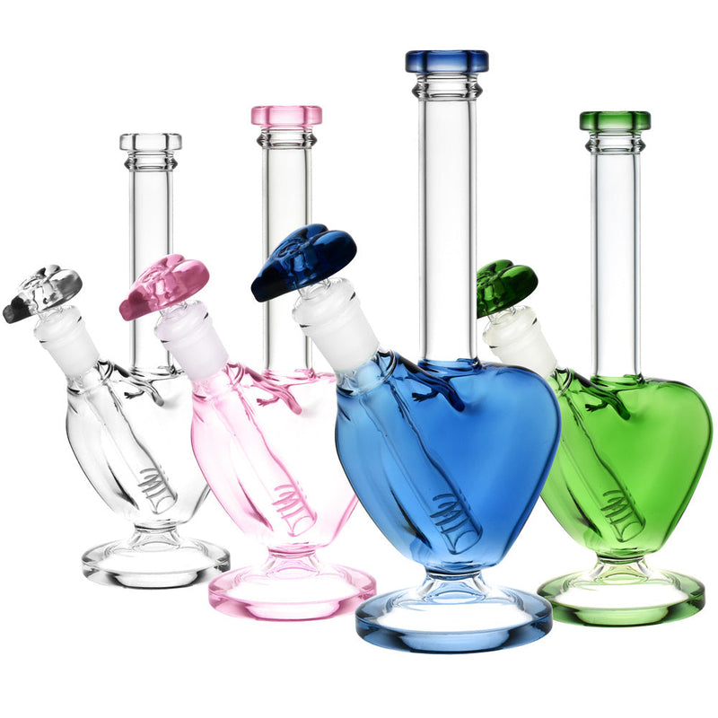 Love Water Pipe - 9" / 14mm F/ Colors Vary - Headshop.com