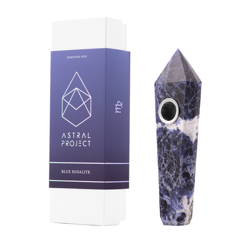 Astral Project Gemstone Pipe - Headshop.com