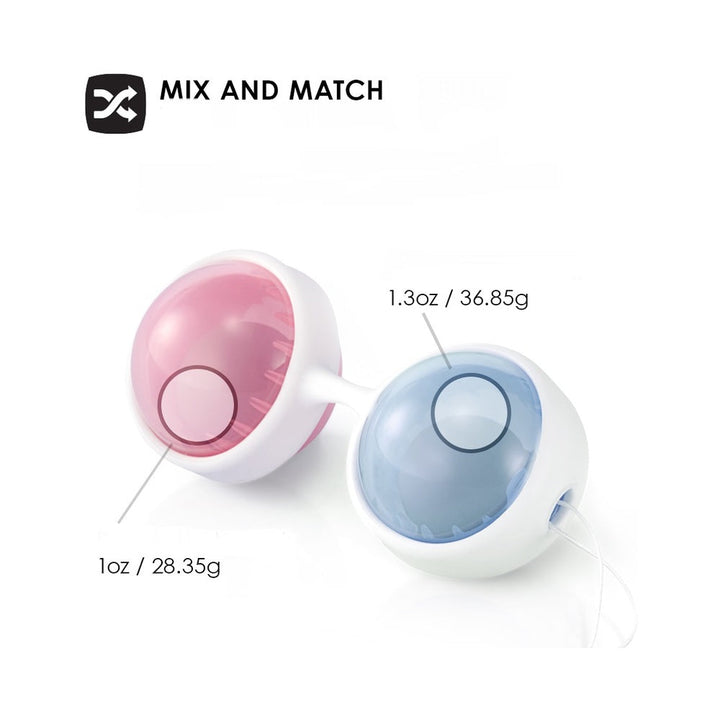LELO BEADS Mini Kegel Balls Set Blue/Pink - Headshop.com