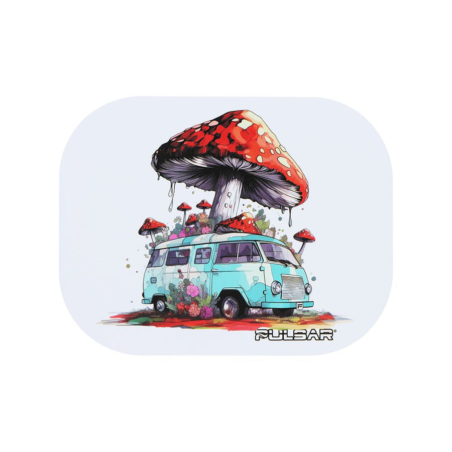 Pulsar Mini Magnetic Rolling Tray Lid - Pop Up Camper / 7"x5.5" - Headshop.com