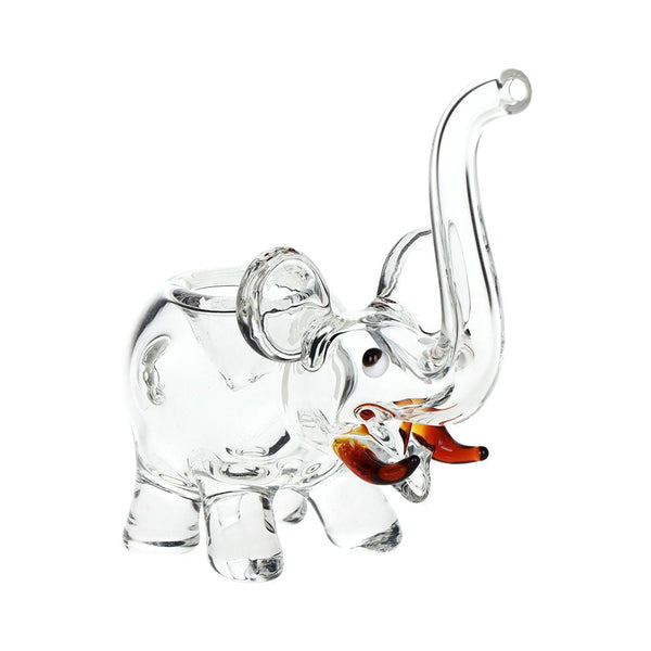 Pulsar Elephant Glass Hand Pipe - 4"
