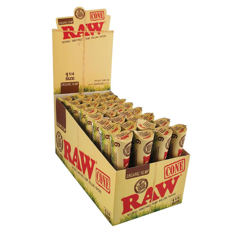 RAW Organic Hemp Cones - Headshop.com