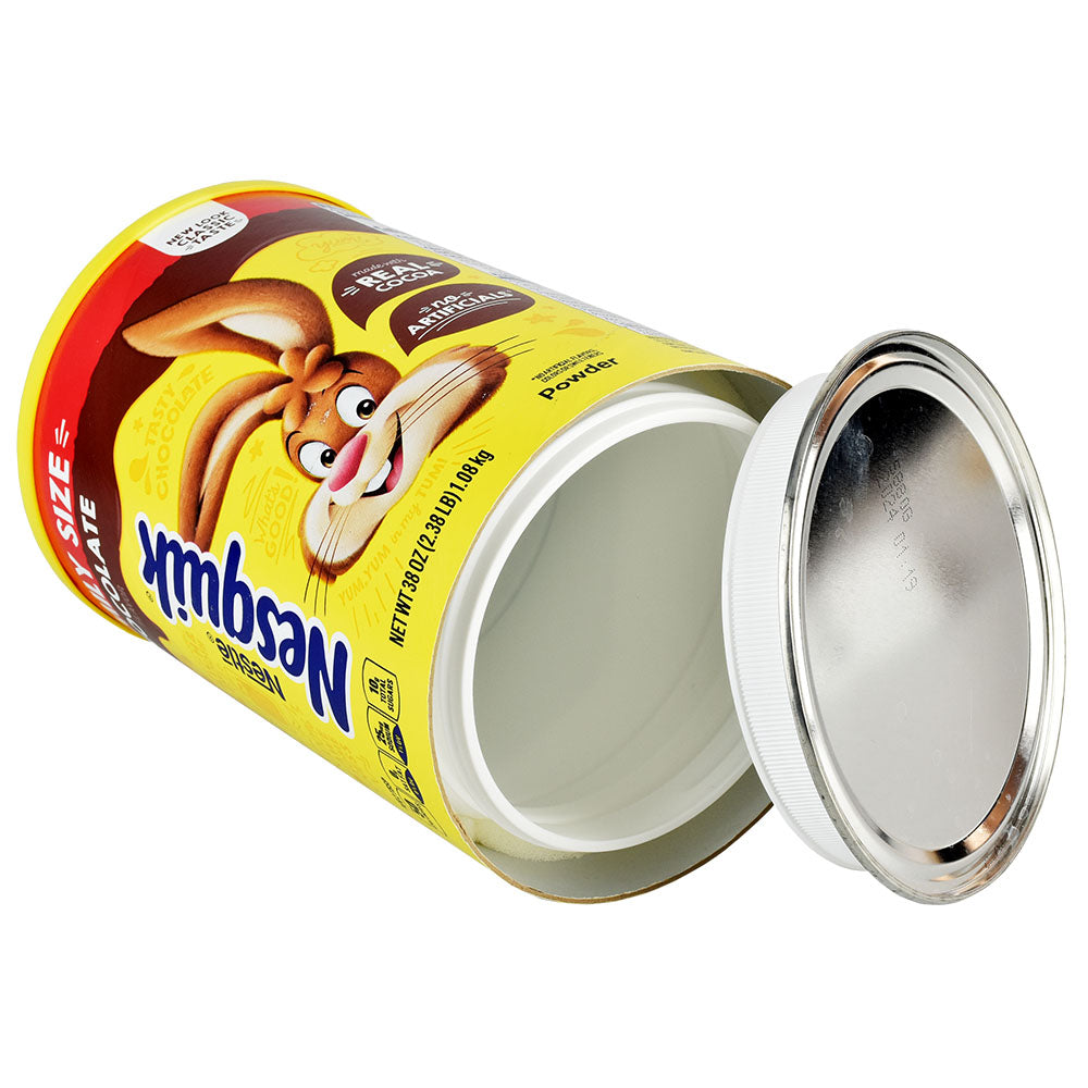 Nesquick Flavored Milk Drink Mix Diversion Stash Safe XL - 38oz Can - Headshop.com