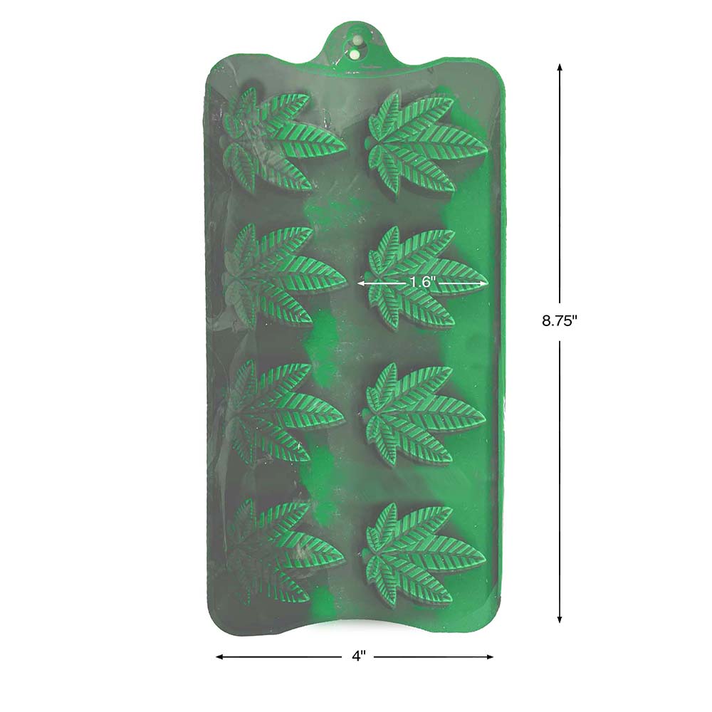Cannabis Leaf Shape Silicone Cooking or Ice Mold - Headshop.com