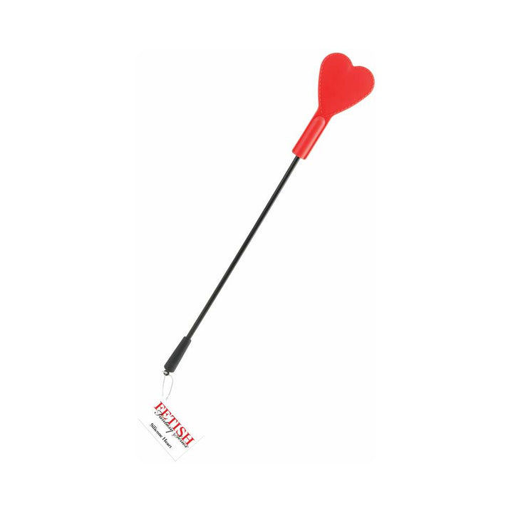 Fetish Fantasy Series Silicone Heart Crop Red - Headshop.com