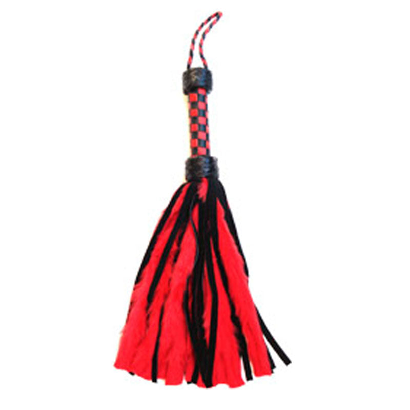 Red Petite Fluffy Flogger - Headshop.com
