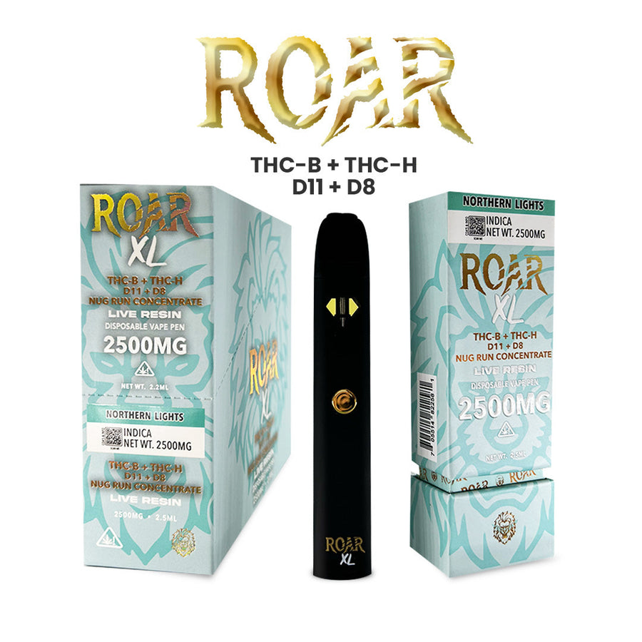Roar XL THC-P + D8 2500MG - Northern Lights - Headshop.com