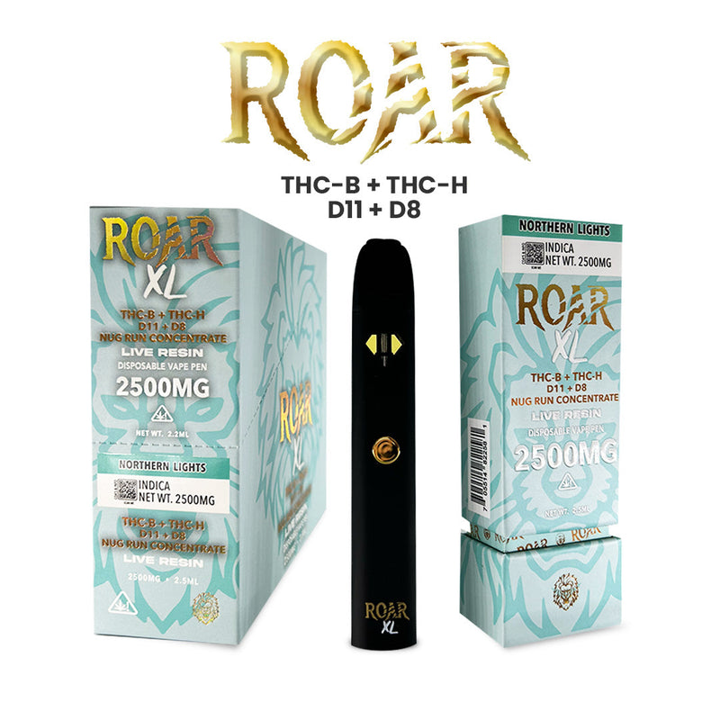 Roar XL THC-P + D8 2500MG - Northern Lights - Headshop.com