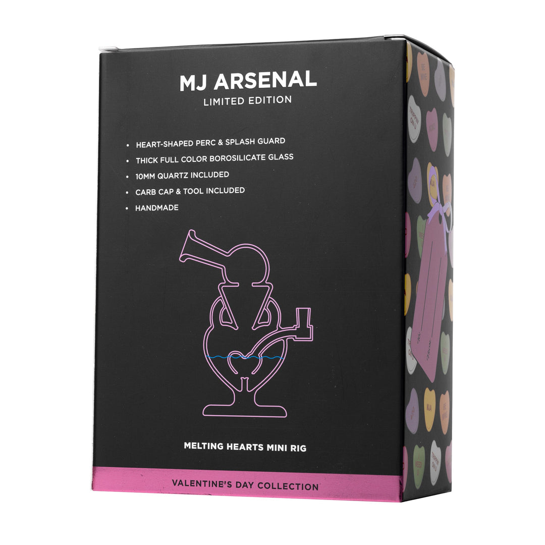 MJ Arsenal Melting Hearts Mini Dab Rig Valentine's Day - Headshop.com