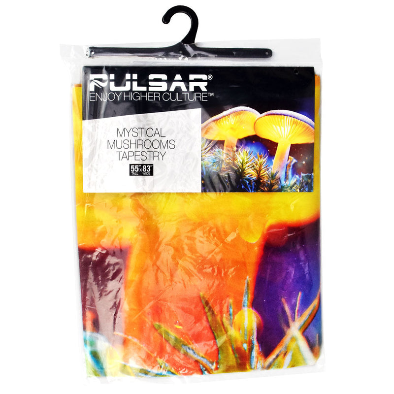 Pulsar Mystical Mushrooms Tapestry - Headshop.com