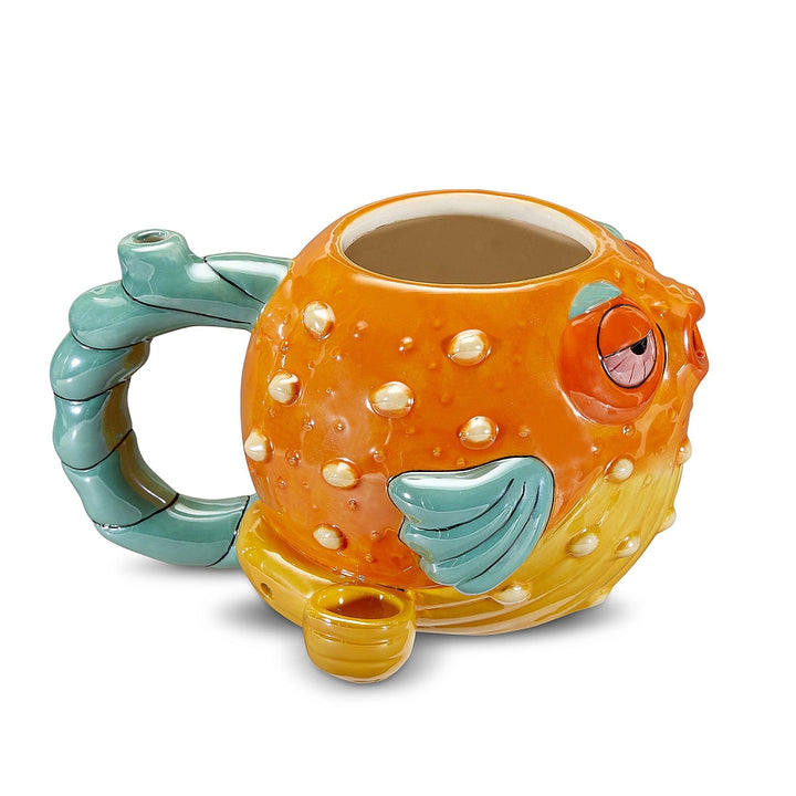 Stoned pufferfish mug pipe - Headshop.com