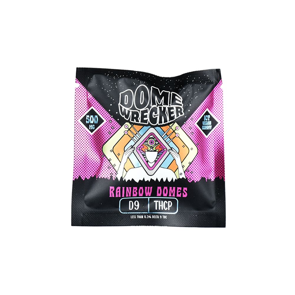 HiXotic Dome Wrecker D9+THCA+THCP Vegan Gummy | 500mg | 20pk - Headshop.com