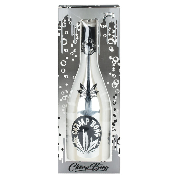 Dabtized Champagne Bottle Glass Water Pipe - 12" / 14mm F / Assorted Colors - Headshop.com