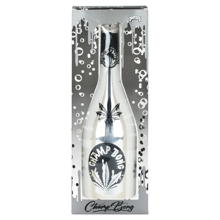 Dabtized Champagne Bottle Glass Water Pipe - 12" / 14mm F / Assorted Colors - Headshop.com