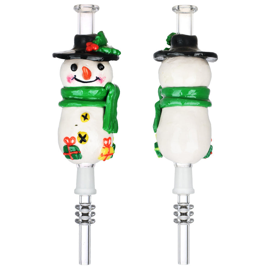 Snowman Vapor Vessel w/ Quartz Tip - 7" / 10mm F - Headshop.com